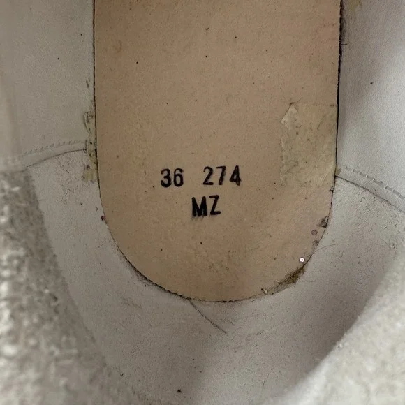 Golden Goose Superstar Classic with List Glitter Sneaker Shoes Womens 36 US 6 - Picture 14 of 16